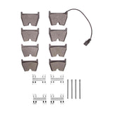 R1 Concepts 17-21 Audi R8 Front Ceramic Pads & Hardware Kit by R1 Concepts RNC-2310-1029-11