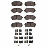 R1 Concepts 05-11 Freightliner FL360 (Mexico) Front/Rear Ceramic Pads & Hardware Kit by R1 Concepts RNC-2310-1265-01