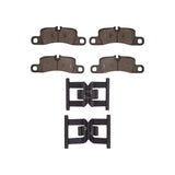 R1 Concepts 11-18 Porsche Cayenne Rear Ceramic Pads & Hardware Kit by R1 Concepts RNC-2310-1390-11