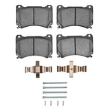 R1 Concepts 09-14 Hyundai Genesis Sedan Front Ceramic Pads & Hardware Kit