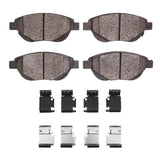 R1 Concepts 12-19 Fiat 500 (USA/Canada) Front Ceramic Brake Pads & Hardware Kit by R1 Concepts RNC-2310-1778-01