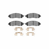 R1 Concepts 16-22 Nissan NP300 Frontier (Mexico) Front Ceramic Pads & Hardware Kit by R1 Concepts RNC-2310-1911-01