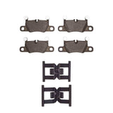 R1 Concepts 10-23 Porsche 911 Rear Ceramic Pads & Hardware Kit by R1 Concepts RNC-2310-1925-01