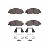 R1 Concepts 16-17 Jeep Patriot Front Ceramic Brake Pads and Hardware Kit