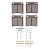 R1 Concepts 70-82 Honda Civic Front Semi Met Pads & Hardware Kit