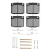R1 Concepts 74-82 Nissan 200Sx Front Semi Met Brake Pads and Hardware Kit