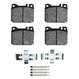 R1 Concepts 72-79 Mercedes-Benz 280SE Front Semi Met Pads & Hardware Kit