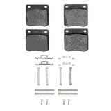 R1 Concepts 1979-1981 Nissan 280ZX Rear R1 Concepts Semi Met Pads & Hardware Kit by R1 Concepts RNC-2311-0213-01