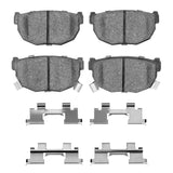 R1 Concepts 87-89 Nissan 300ZX Rear Semi Met Pads & Hardware Kit