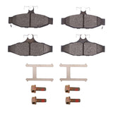 R1 Concepts 1984-1987 Chevrolet Corvette Rear R1 Concepts Semi Met Pads & Hardware Kit by R1 Concepts RNC-2311-0295-01