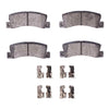 R1 Concepts 87-96 Toyota Camry Rear Semi Met Pads & Hardware Kit
