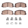 R1 Concepts 83-86 Plymouth Colt Front Semi Met Brake Pads and Hardware Kit