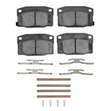 R1 Concepts 88-90 Pontiac 6000 Rear Semi Met Pads & Hardware Kit