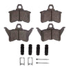 R1 Concepts 88-90 Chrysler New Yorker Rear Semi Met Pads & Hardware Kit