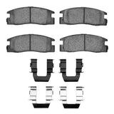 R1 Concepts 88-95 Isuzu Trooper Rear Semi Met Brake Pads and Hardware Kit by R1 Concepts RNC-2311-0398-01