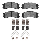 R1 Concepts 88-92 Mazda Mx-6 Front Semi Met Brake Pads and Hardware Kit by R1 Concepts RNC-2311-0399-01