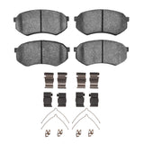 R1 Concepts 89-04 Mitsubishi FUSO FE Front Semi Met Pads & Hardware Kit