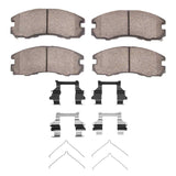 R1 Concepts 88-89 Toyota Celica Front Semi Met Pads & Hardware Kit