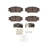 R1 Concepts 87-06 Mitsubishi Verna (Mexico) Front Semi Met Brake Pads and Hardware Kit