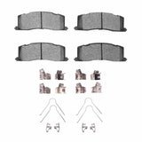 R1 Concepts 91-97 Toyota Previa Rear Semi Met Brake Pads and Hardware Kit by R1 Concepts RNC-2311-0501-01
