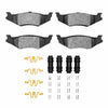 R1 Concepts 89-10 Chrysler Daytona Rear Semi Met Pads & Hardware Kit