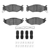 R1 Concepts 91-95 Chrysler LeBaron Front Semi Met Pads & Hardware Kit by R1 Concepts RNC-2311-0522-01