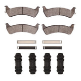 R1 Concepts 93-05 Ford Explorer Sport Trac Rear Semi Met Pads & Hardware Kit