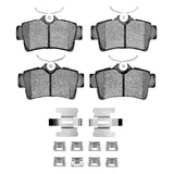 R1 Concepts 94-04 Ford Mustang Rear Semi Met Pads & Hardware Kit