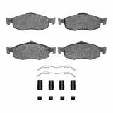 R1 Concepts 95-04 Ford Contour Front Semi Met Pads & Hardware Kit
