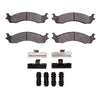 R1 Concepts 98-03 Dodge Ram 2500 Van Front Semi Met Pads & Hardware Kit