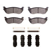R1 Concepts 96-02 Ford Crown Victoria Rear Semi Met Pads & Hardware Kit