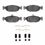 R1 Concepts 95-99 Chevrolet TIGRA (Mexico) Front/Rear Semi Met Pads & Hardware Kit
