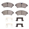 R1 Concepts 98-03 Cadillac Seville Front Semi Met Pads & Hardware Kit