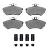 R1 Concepts 88-92 Audi 90 Front Semi Met Pads & Hardware Kit
