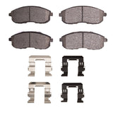 R1 Concepts 07-14 Suzuki Sx4 Crossover Front Semi Met Brake Pads and Hardware Kit by R1 Concepts RNC-2311-0815-12