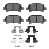 R1 Concepts 02-08 Toyota Solara Rear Semi Met Brake Pads and Hardware Kit by R1 Concepts RNC-2311-0828-01