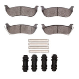 R1 Concepts 04-08 Chrysler Pacifica Rear Semi Met Brake Pads and Hardware Kit by R1 Concepts RNC-2311-0998-01