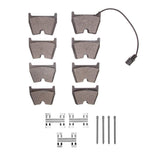 R1 Concepts 17-21 Audi R8 Front Semi Met Pads & Hardware Kit by R1 Concepts RNC-2311-1029-11