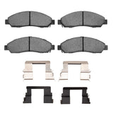 R1 Concepts 04-08 Isuzu I-350 Front Semi Met Brake Pads and Hardware Kit