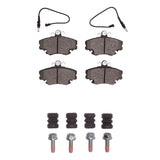 R1 Concepts 02-10 Nissan Platina(Mexico) Front Semi Met Pads & Hardware Kit