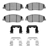 R1 Concepts 06-16 Kia Sedona Front Semi Met Brake Pads and Hardware Kit by R1 Concepts RNC-2311-1202-01
