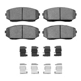 R1 Concepts 07-25 Mazda Cx-5 Front Semi Met Brake Pads and Hardware Kit