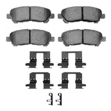 R1 Concepts 08-13 Toyota Highlander Hybrid Rear Semi Met Brake Pads and Hardware Kit by R1 Concepts RNC-2311-1325-01