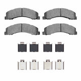 R1 Concepts 08-25 Dodge Ram 4500 Front/Rear Semi Met Pads & Hardware Kit