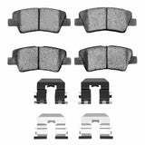 R1 Concepts 09-17 Kia Sonata Hybrid Rear Semi Met Brake Pads and Hardware Kit by R1 Concepts RNC-2311-1445-01