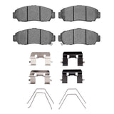 R1 Concepts 99-14 Honda Accord Coupe Front Semi Met Brake Pads and Hardware Kit by R1 Concepts RNC-2311-1506-01