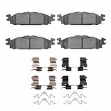 R1 Concepts 09-19 Lincoln Mkt Front Semi Met Brake Pads and Hardware Kit by R1 Concepts RNC-2311-1508-01