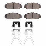 R1 Concepts 03-22 Honda Accord Sedan Front Semi Met Brake Pads and Hardware Kit by R1 Concepts RNC-2311-1608-01