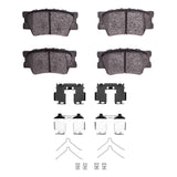 R1 Concepts 06-18 Toyota Rav4 Hybrid Rear Semi Met Brake Pads and Hardware Kit by R1 Concepts RNC-2311-1632-01