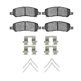 R1 Concepts 13-16 Dodge Dart Rear Semi Met Brake Pads and Hardware Kit by R1 Concepts RNC-2311-1647-01